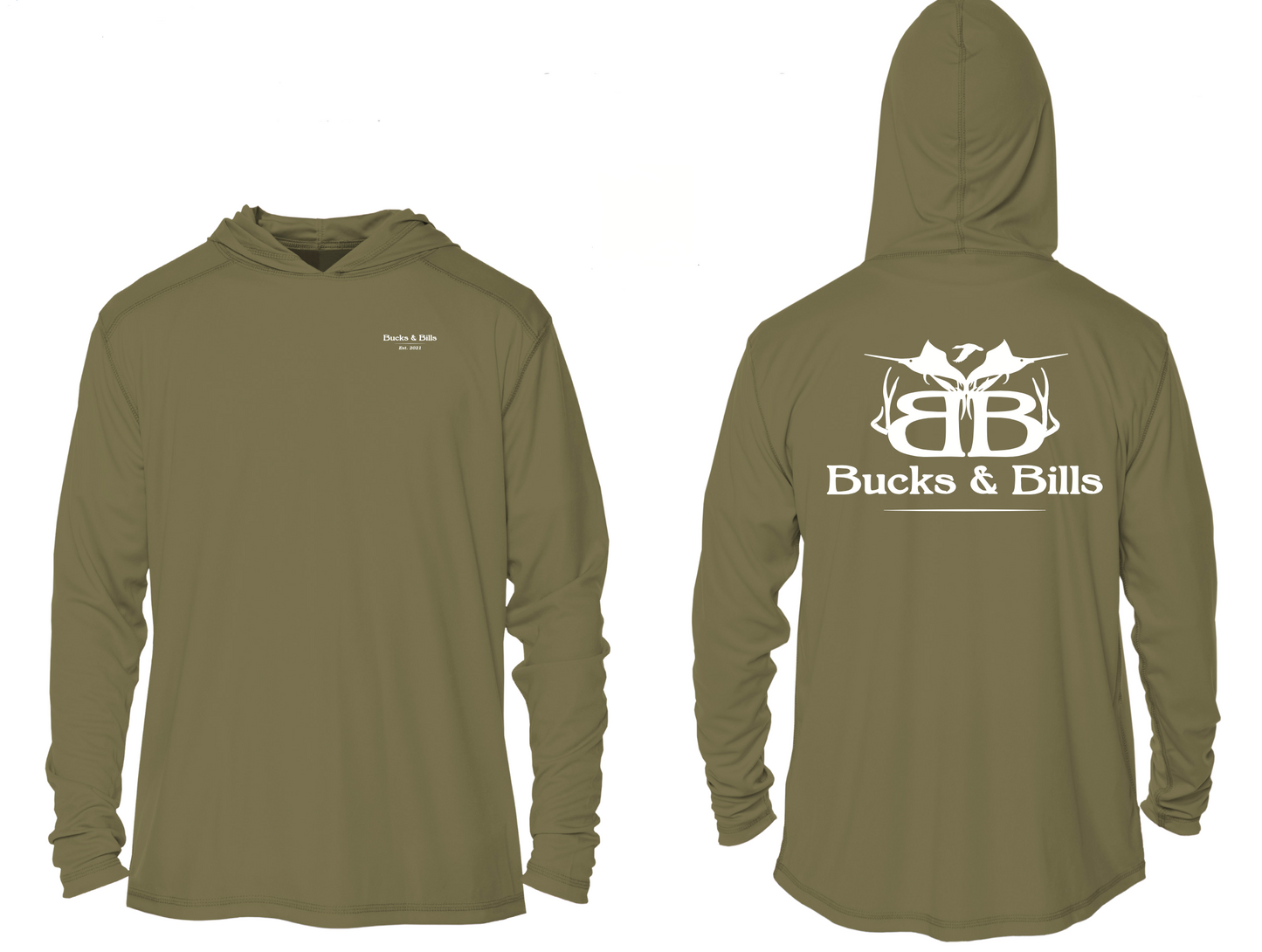 BUCKS & BILLS Long-sleeve Dri-Fit Hoodie